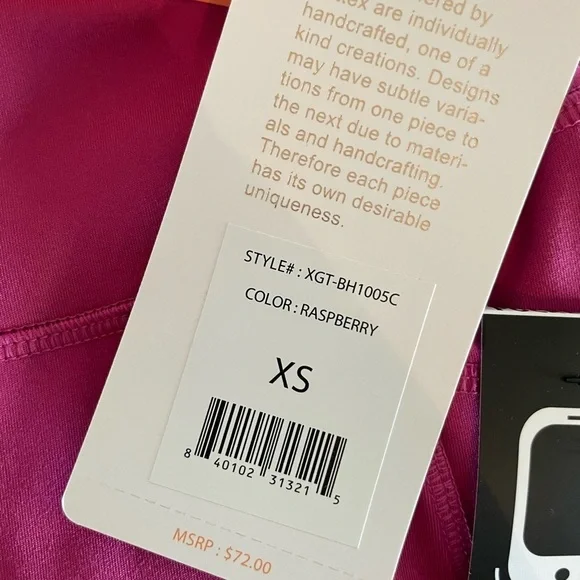 Hot pink yoga pants with a purple hue - Picture 4 of 5